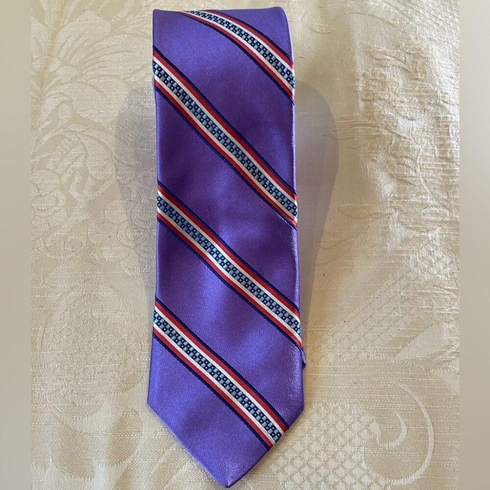 Ted Baker Purple Striped Men's Tie